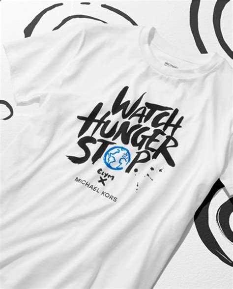 watch hunger stop shirt michael kors|Michael Kors world hunger watch.